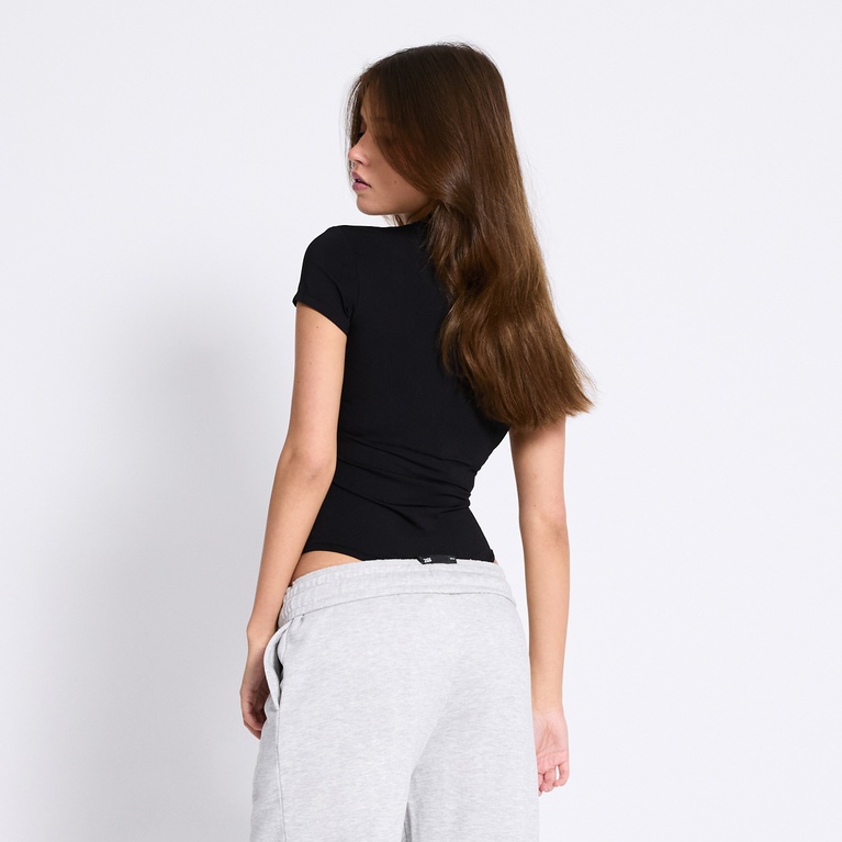 Cap sleeve body "Lyla" Black